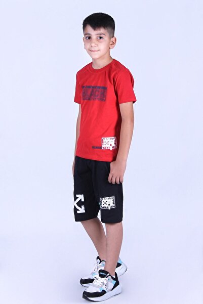 YA KO KİDS Štampano Kapri Hoodie Set gornjeg i donjeg dela