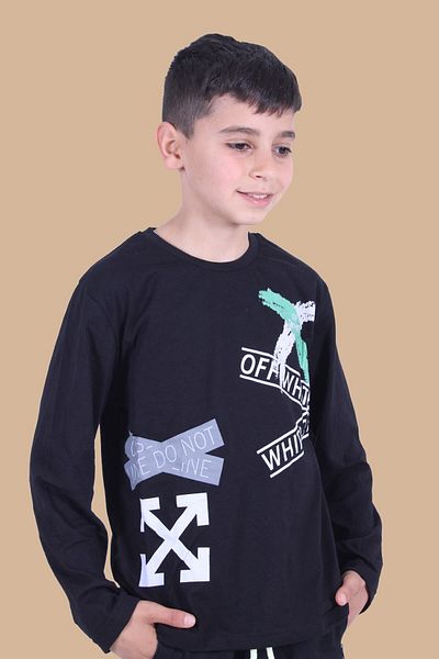 YA KO KİDS Boys' Sweatshirt - Long Sleeve, Printed
