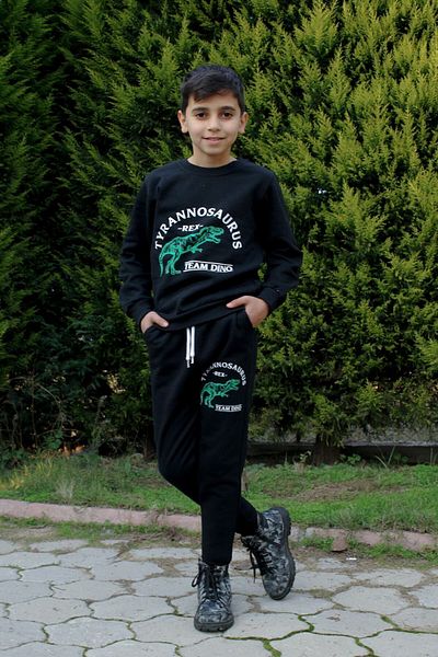 YA KO KİDS Σετ φόρμας Ya-ko Kids Dinosaur Printed Boys' Bottom-Top