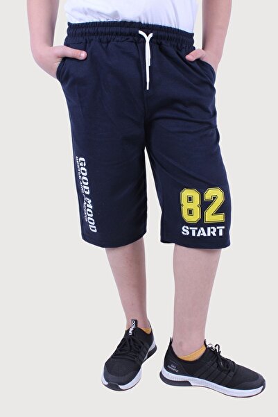 YA KO KİDS CAPRY-SHORT CU DETALII CU IMPRIMUL BĂIEȚI