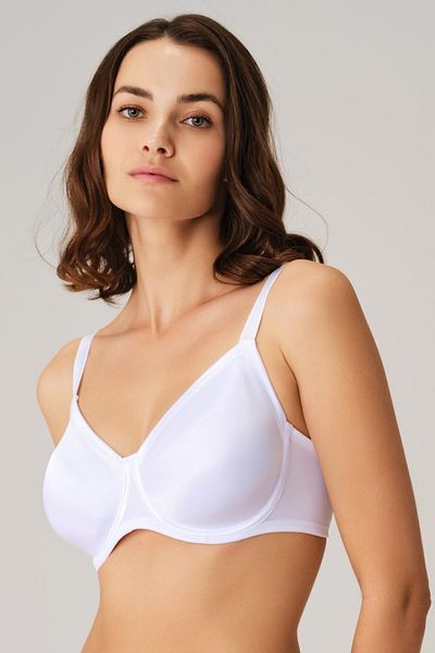 Anıl Lingerie Sutien alb cu sârmă Minimizer - Zilnic Fără Suport Femei fără cupe 3607