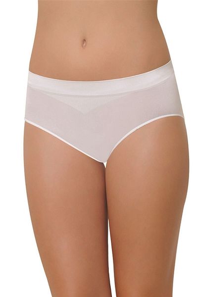 Bidder Women's White Seamless Breathable Seamless Panties