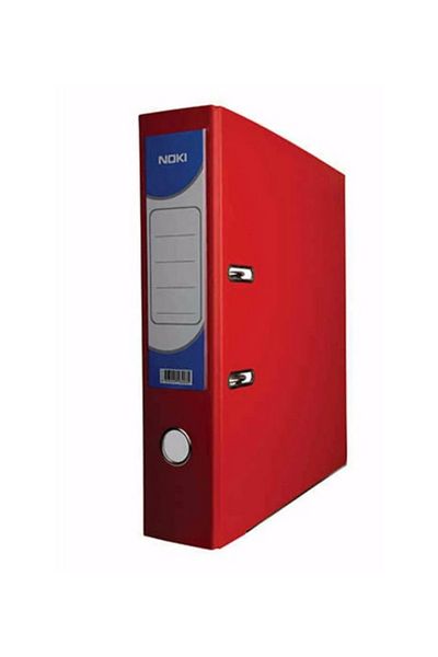 Noki PREMIUM Noki Wide Plastic Folder - Red with Lighter, 1 Piece