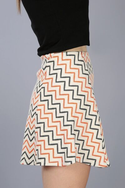 Kallisto Fusta cu model mini cu talie elastică