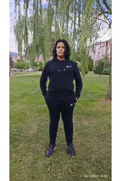 Kallisto Ανδρική φόρμα Trend 3 Μαύρη βαμβακερή φόρμα - 7010-8008