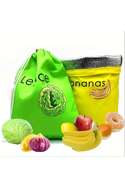 SYNOPE Banana, Fruit and Vegetable Storage Bag to Keep Fresh - Drawstring Cloth Bag