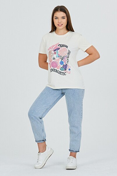 Kallisto Екру с печат отпред Basic