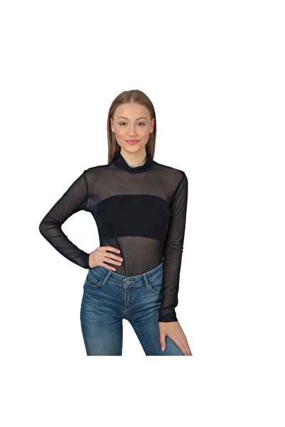 Kallisto Синій тюлевий бодішит Широкий крій / Висока якість