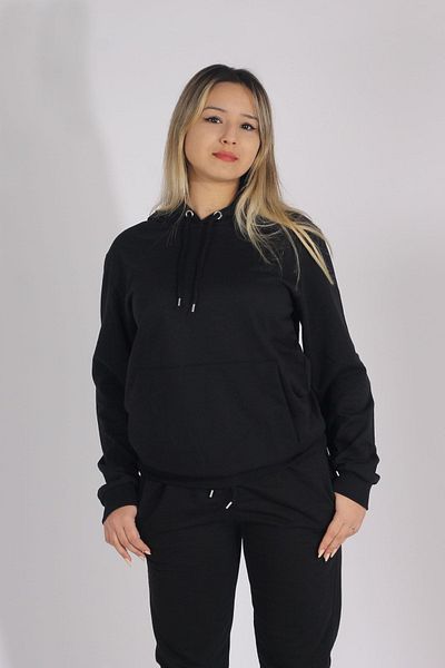 han collection Σετ φόρμας καγκουρό με κουκούλα 2 σχοινιών με ελαστικό πόδι