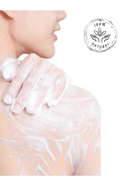 Karşı Köyden Natural Sponge Soap with Pomegranate Extract, Natural Sponge Soap