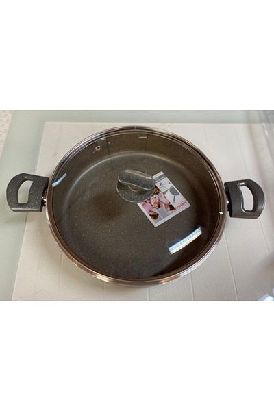 Mehtap 30 Cm Granite Karnıyarık Flat Pot