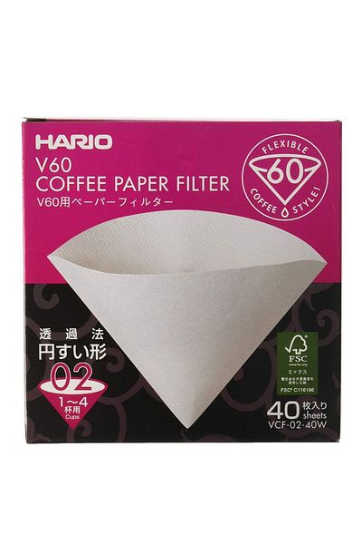 Hario V60 02 - 40 Pieces of Filter Paper