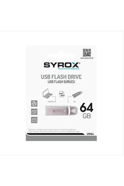 Syrox 64 GB Metal Flash Memory Um64