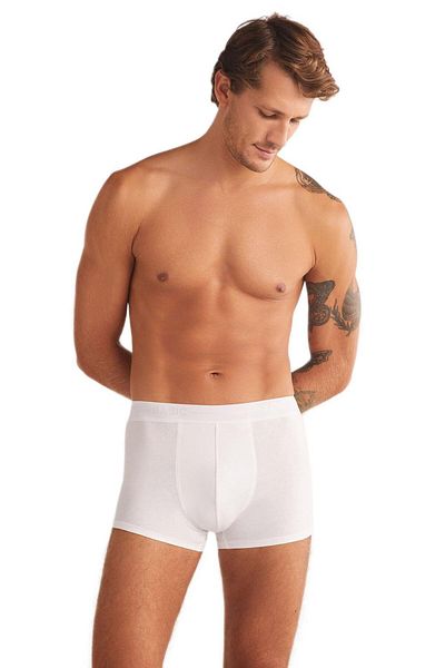 Kom Colin 2-Piece White Ανδρικά Μπόξερ - Βαμβακερά