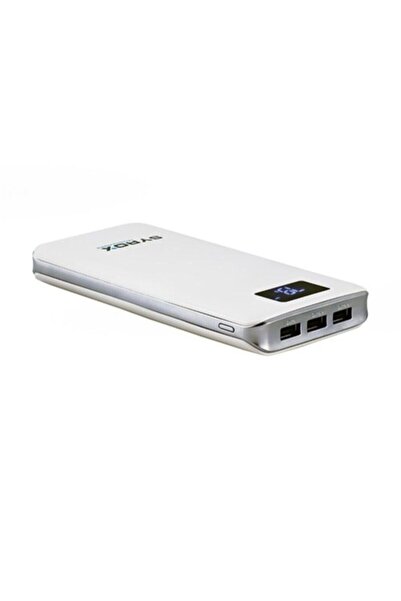 Syrox Pb107 20000 Mah Powerbank Led Panelli Beyaz Renk