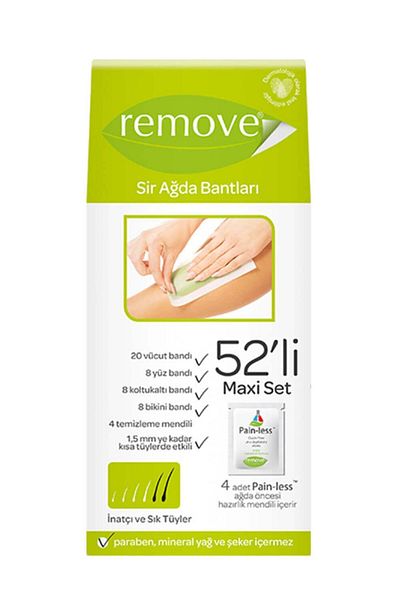 remove Waxing Tape - 52 Pack Stubborn and Thick Feathers