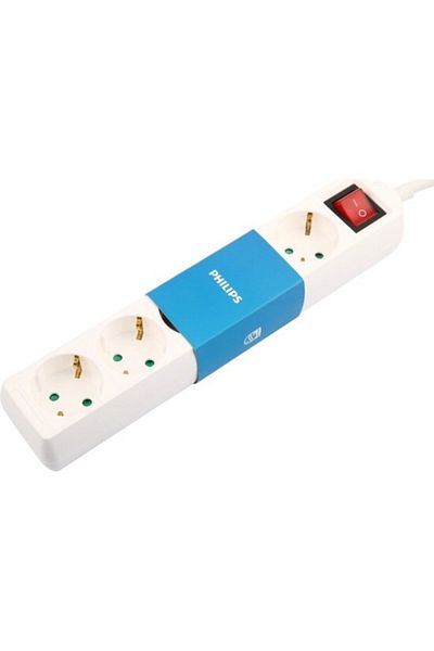 Philips Sps1050/51 5-Piece 2m Child Locked Socket with Switch