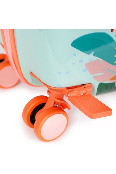 Milk & Moo MILK&MOO Befahrbarer Kinderkoffer Jungle Friends