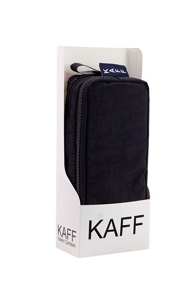 KAFF 01105 Crinkle Fabric Πλένεται Θήκη για στυλό με διπλή θήκη - Μαύρο