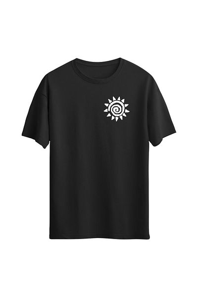 Açık Garaj Unisex Sun Patterned Regular T-shirt