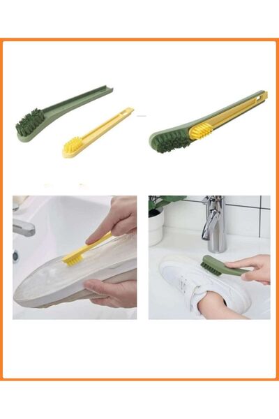 IKEA Pepprig Ayakkabı Temizleme Fırçası, Sarı-Yeşil