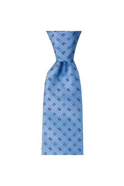 1001 Kravat Blue Patterned 8 cm Wide Tie