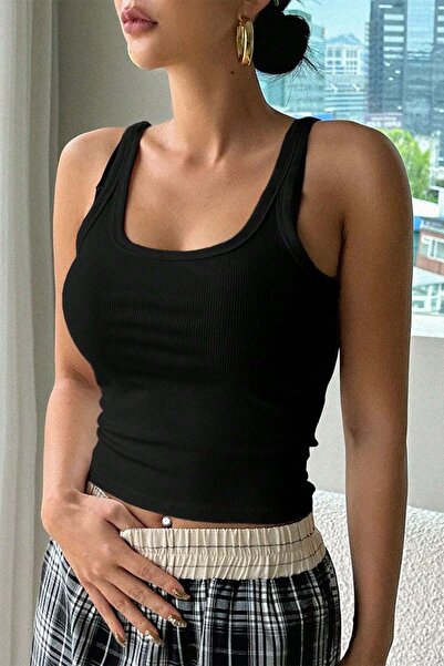 OKULCUBABA Women's Corded Sports Undershirt - Long Camisole Strap