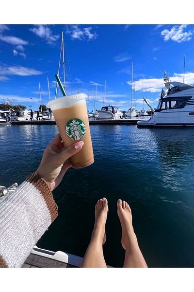 Starbucks ® Travel Glass for Cold Iced Beverage 710 Ml 24 Oz Cold To-go Cup