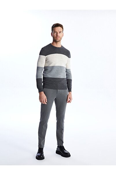 YAKAMEL Muške klasične tkanine Elastično Tkano pantalone