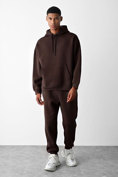 YAKAMEL Thick Oversize Men's Jogger Tracksuit Set
