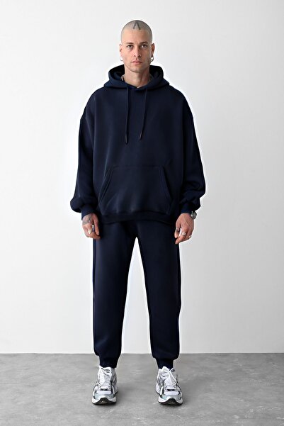 CMZ COLLECTİON SET DE TRENING BĂRBAȚI 3 INELEURI ALBASTRU ÎNCHIS, OVERSIZE, C...