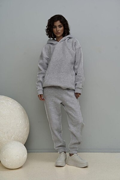 YAKAMEL Γυναικείο Σετ Φόρμας Oversized Puff - 3 Νήματα
