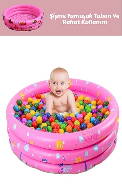 YILDIRIM OYUNCAK Sfeyx Based 3 Node Sunset 90X30 cm Colorful Kids Baby Pool News Sfey 997516