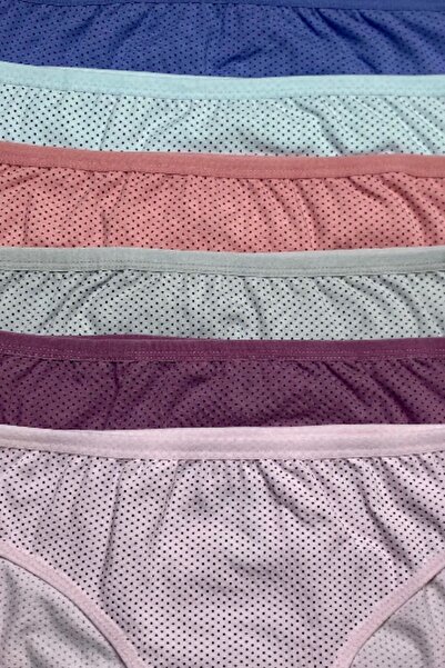 TOLIN Set de 6 prosoape și chiloți din bumbac și lycra pentru femei - imprimat, plasă 2246183