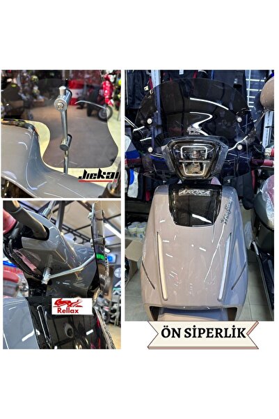JİEKAİ ARORA MOJİTO PRO S 125-150 Uyumlu ÖN SİPERLİK ÖN CAM APARATLI ORJ KALI...