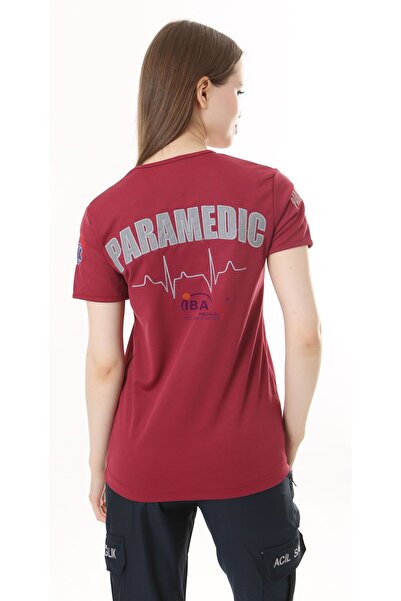 İBA MEDİKAL İ-Sportive V Yaka Kısa Kol Paramedic Spor T-Shirt
