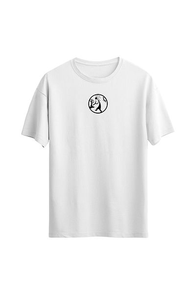 Açık Garaj Unisex Minimal Desert Printed T-shirt