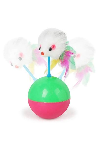shop كرة لعب للقطط من Feathered Mouse Pilgrim - لعبة تعليمية لمطاردة الفئران للقطط