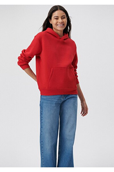 OKULCUBABA Women's Oversize Hooded Kangaroo Pocket Hoodie - 3 Thread Sweatshirt
