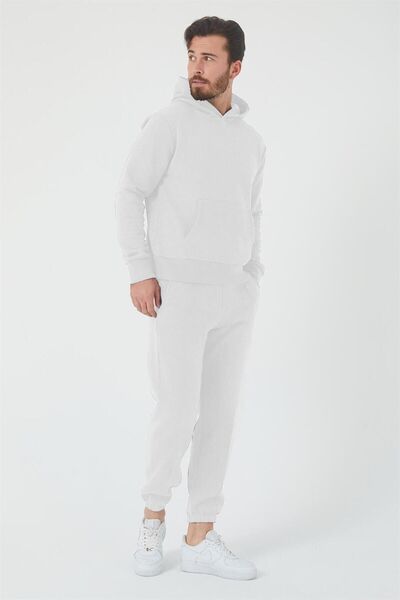 YAKAMEL Men's Oversize Hooded Tracksuit Set