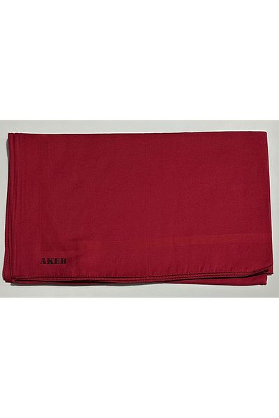 Aker Red Straight Cotton Cotton Shawl - 1030900 -941