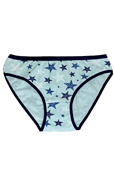 TOLIN Set de 6 chiloți și prosoape pentru femei din bumbac-lycra - plasă imprimată 2246164