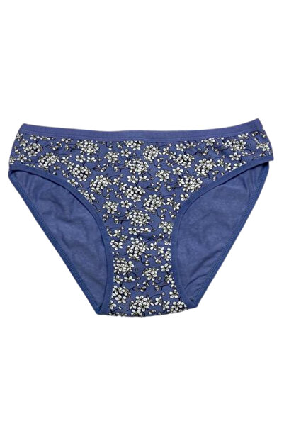 TOLIN Set de 6 chiloți din bumbac și lycra pentru femei - imprimați 2246180