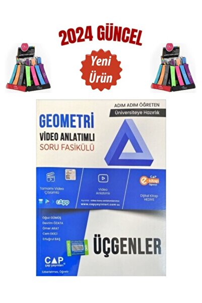 Çap Yayınları Güncel Çap Yayın Geometri Üçgenler Konu Anlatımlı Soru Fasikülü...