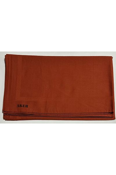 Aker Brick Color Plain Cotton Cotton Shawl - 1030900 -961