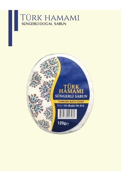 Karşı Köyden Turkish Bath Extract Natural Sponge Soap, Natural Sponge Soap