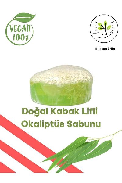 Karşı Köyden Natural Pumpkin Fiber Eucalyptus Soap 100 G