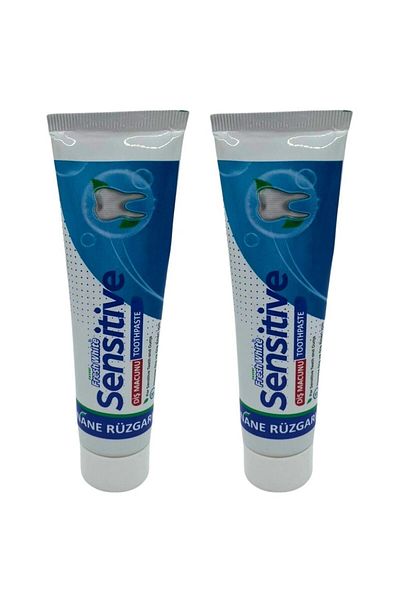 Fresh White Favourite Fresh White - 90 Gr Mint Flavored Sensitive Toothpaste, 2 Pieces
