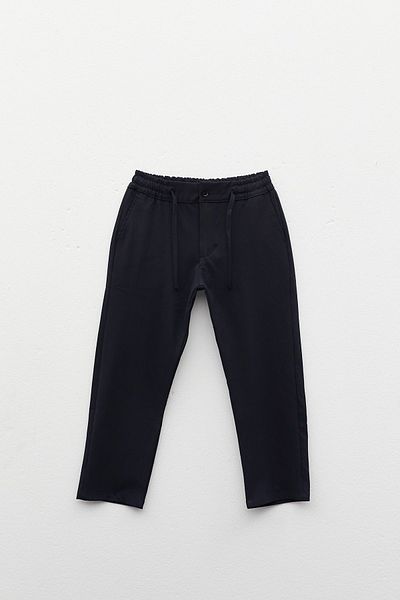 OKULCUBABA Boys/Girls - Elastic School Pants with Hidden Waist and Side Pockets