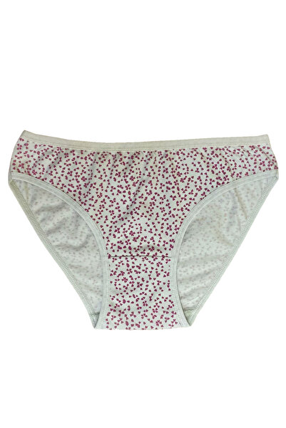 TOLIN Set de 6 chiloți din bumbac Lycra pentru femei - Imprimat 2246172